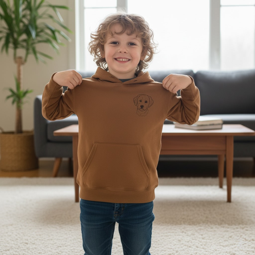 Custom Embroidered Kid Hoodie